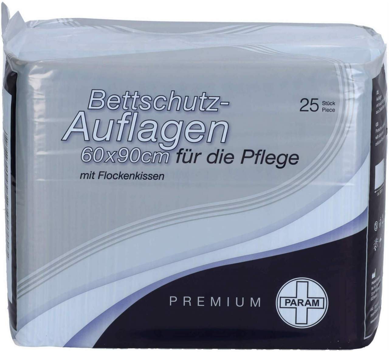 Param Bettschutzaufl.Premium 60 X 90 cm Flocke Pfle. 25 Stück
