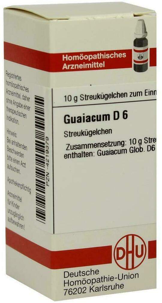 Dhu Guaiacum D6 Globuli