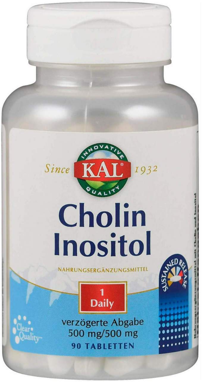 Cholin & Inositol 500 mg Kal 90 Tabletten