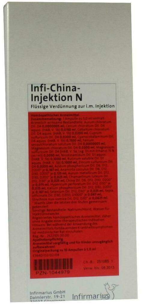 Infi China Injektion N 10 Ampullen