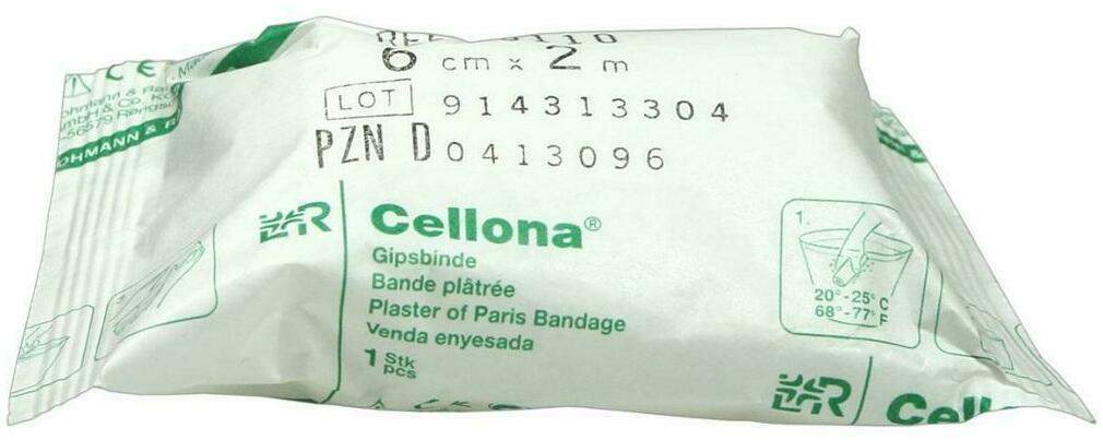 Cellona Gipsbinden 2 M X 6 cm 1 Binde