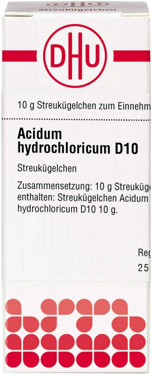 Dhu Acidum Hydrochloricum D 10 Globuli 10g