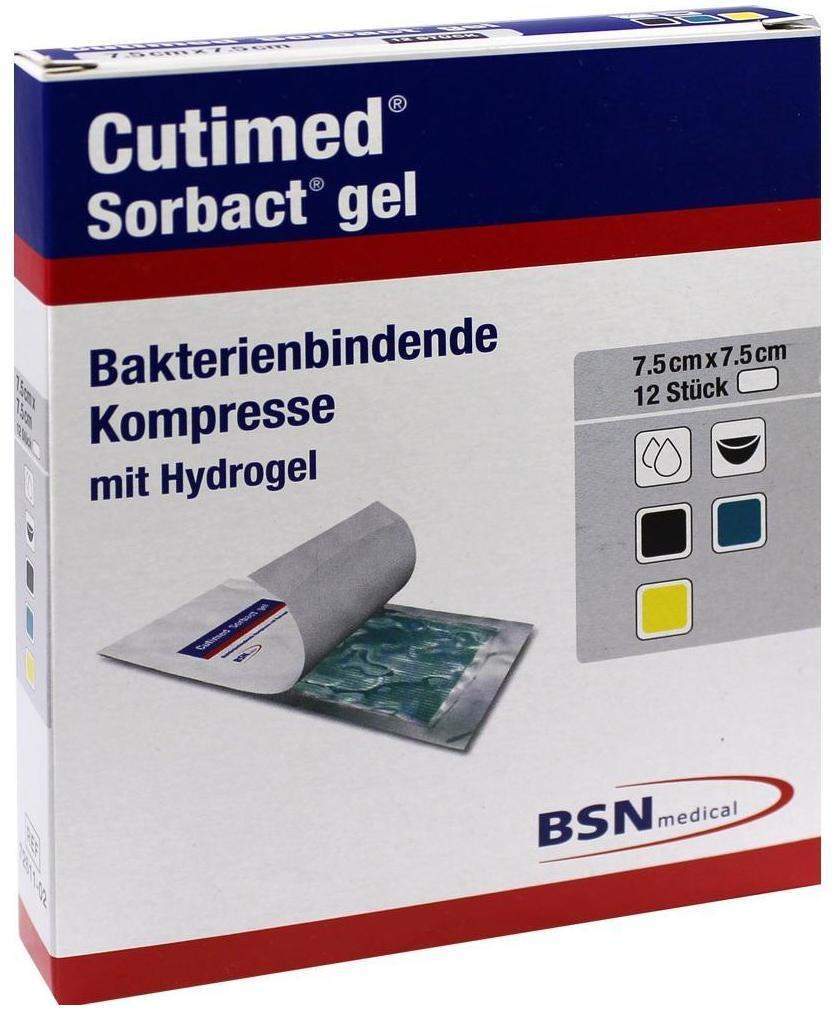 Cutimed Sorbact Gel 12 Kompressen