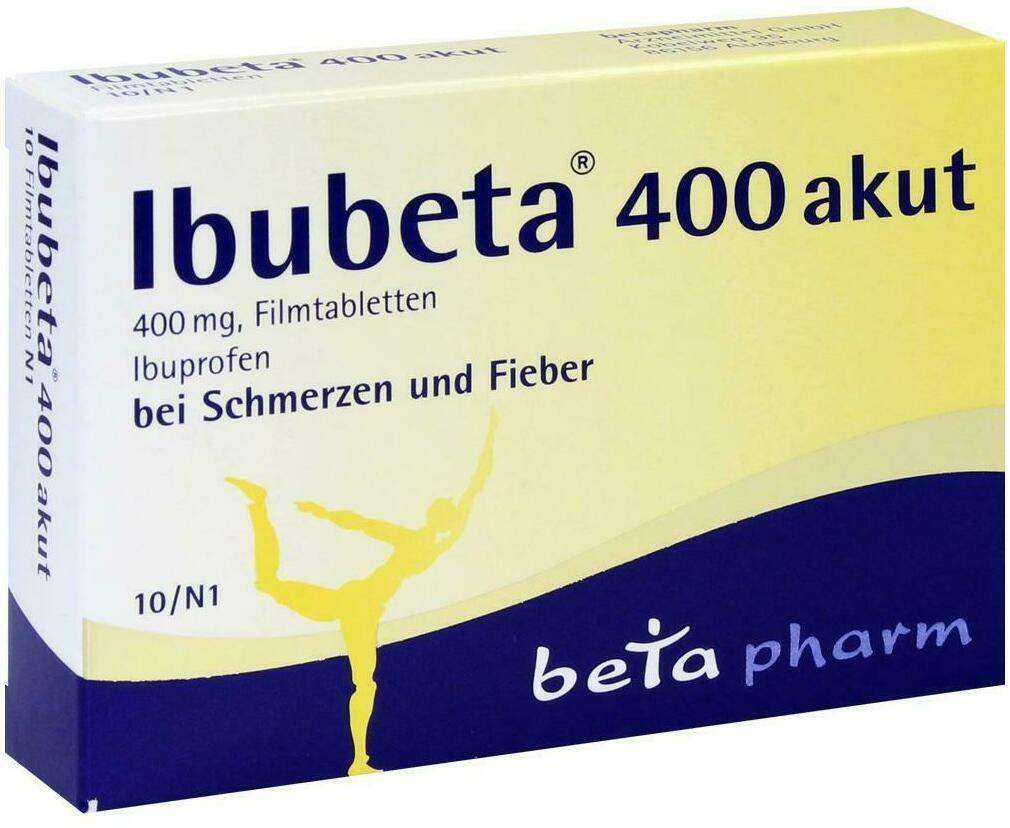 Ibubeta 400 Akut 10 Filmtabletten