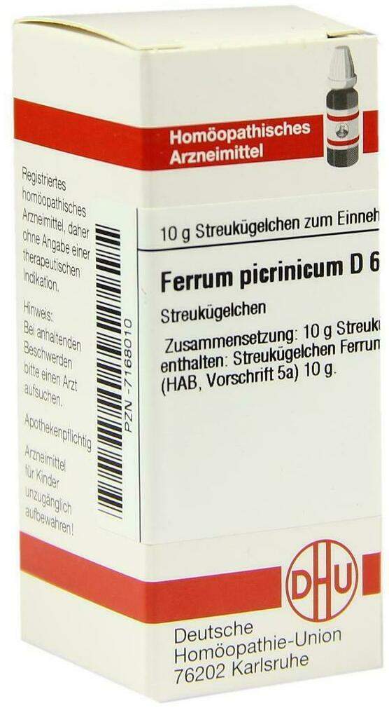 Dhu Ferrum Picrinicum D6 Globuli