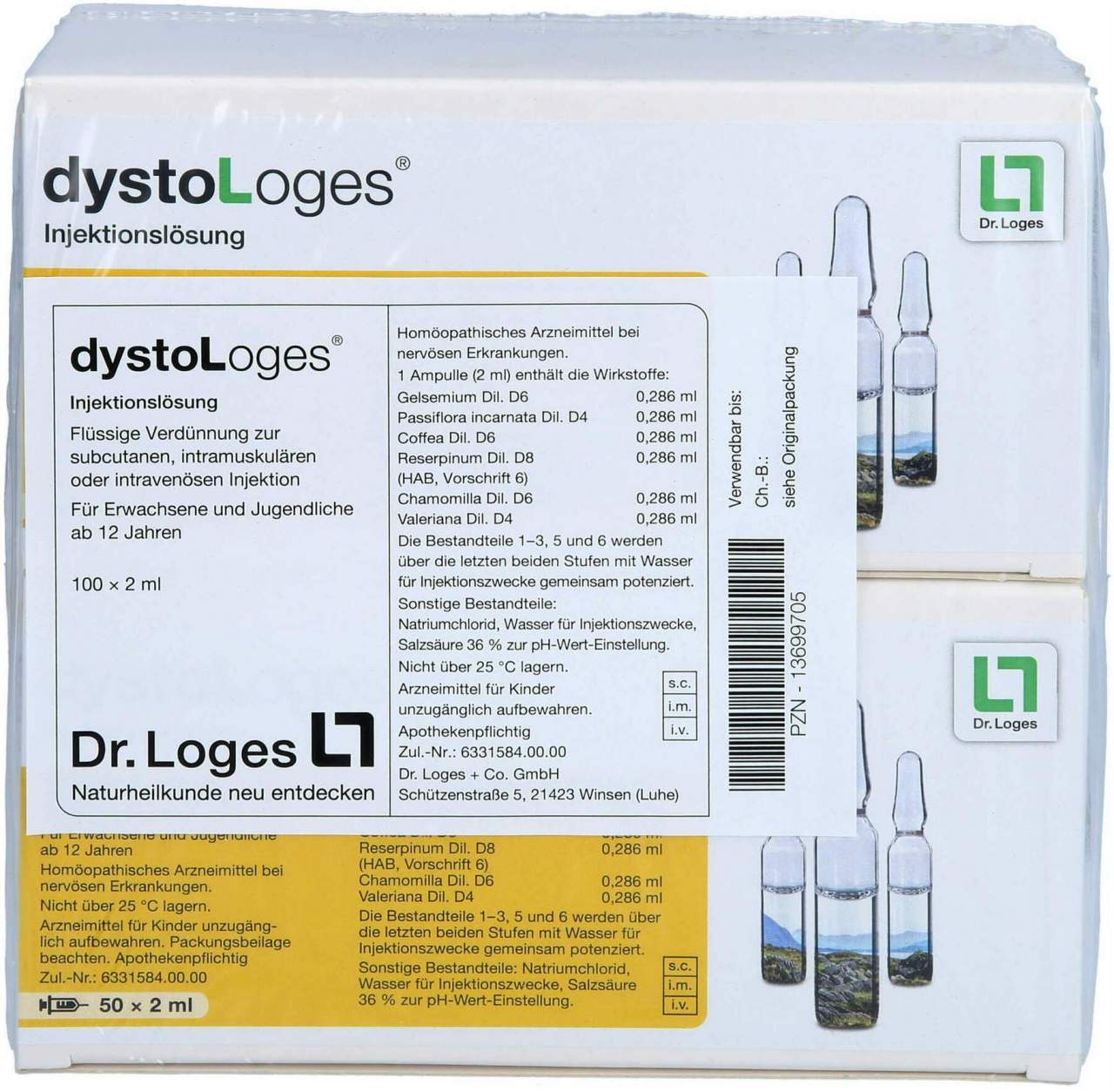 Dysto Loges Injektionslösung Ampullen