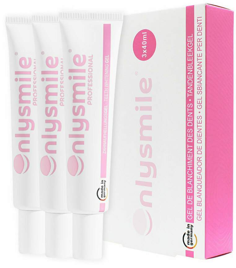 Onlysmile Zahnaufhellungsgel 3 X 40 ml