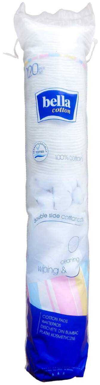 Bella Duo-Wattepads Rund Cotton 120 Stück