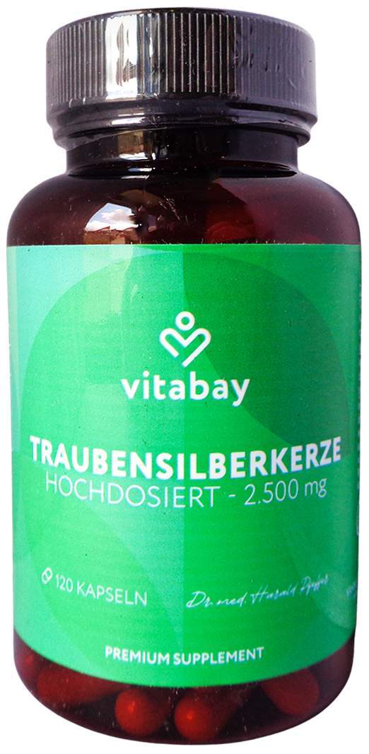 Traubensilberkerze Extrakt 2500 mg Vegan Kapseln