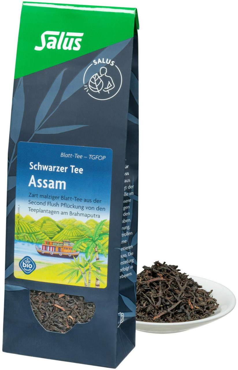 Assam Schwarzer Tee Bio Salus 100 G