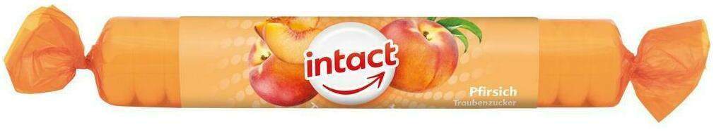 Intact Traubenzucker Rolle Pfirsich