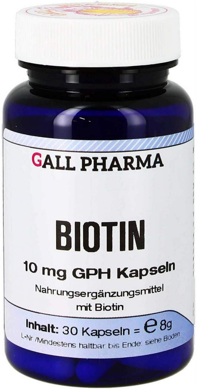 Biotin 10 mg Gph 30 Kapseln