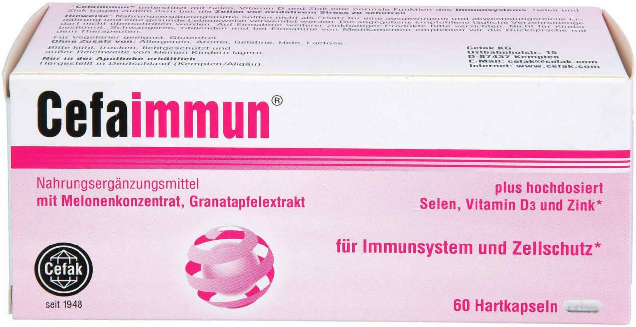 Cefaimmun 60 Hartkapseln