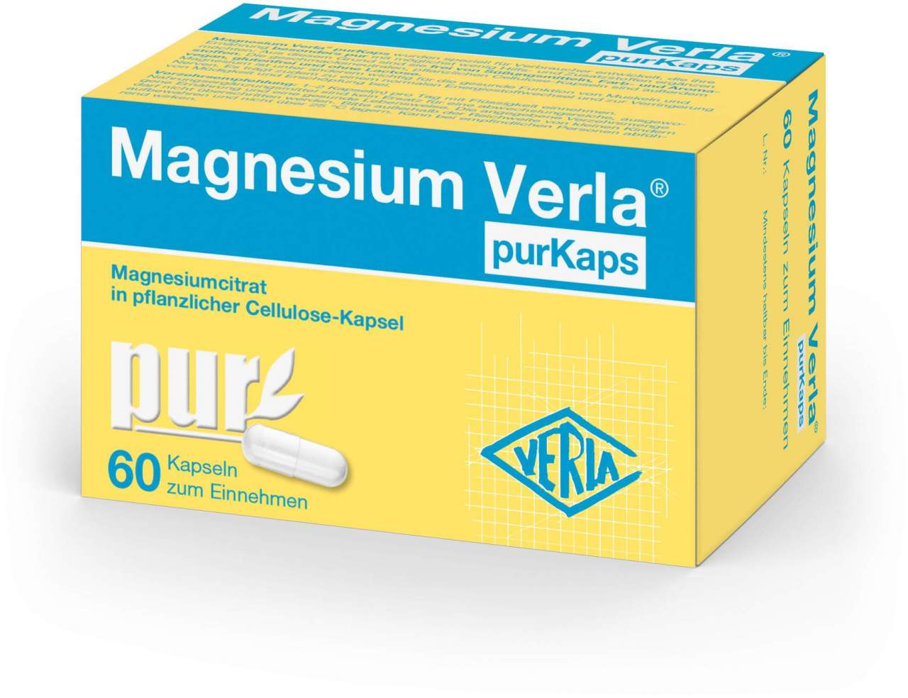 Magnesium Verla purkaps 60 Kapseln
