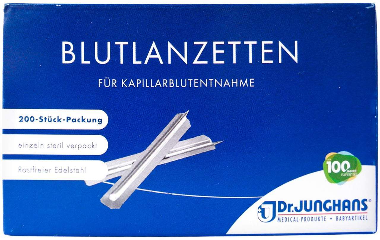 Blutlanzetten Steril Einzeln Verpackt