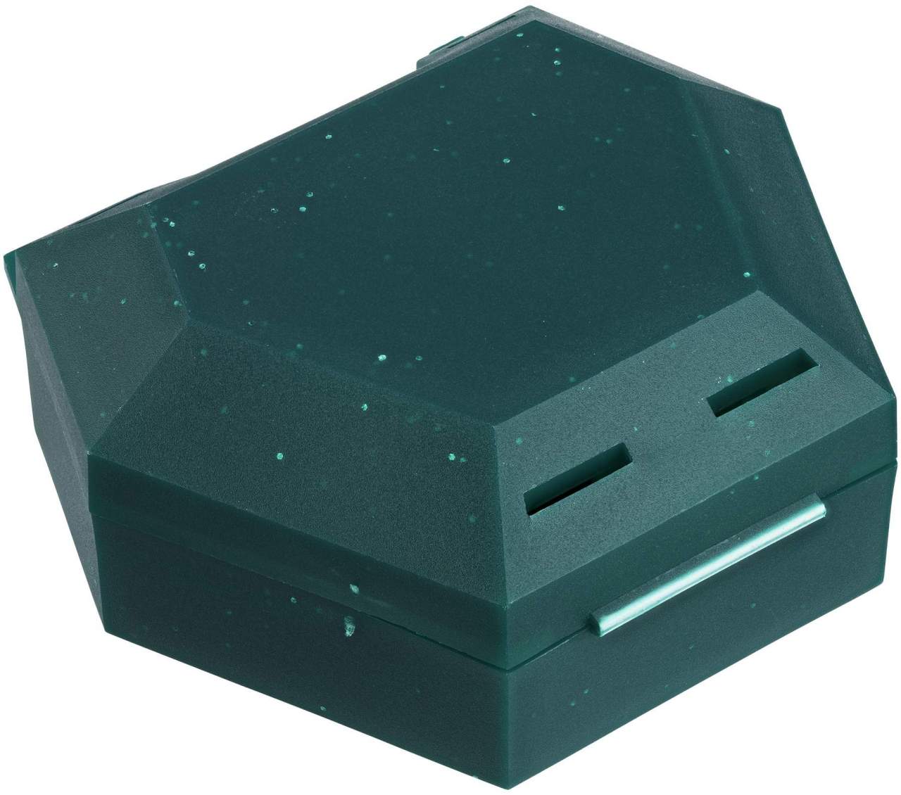 Zahnspangenbox Mit Kordel Grün 1 Stück