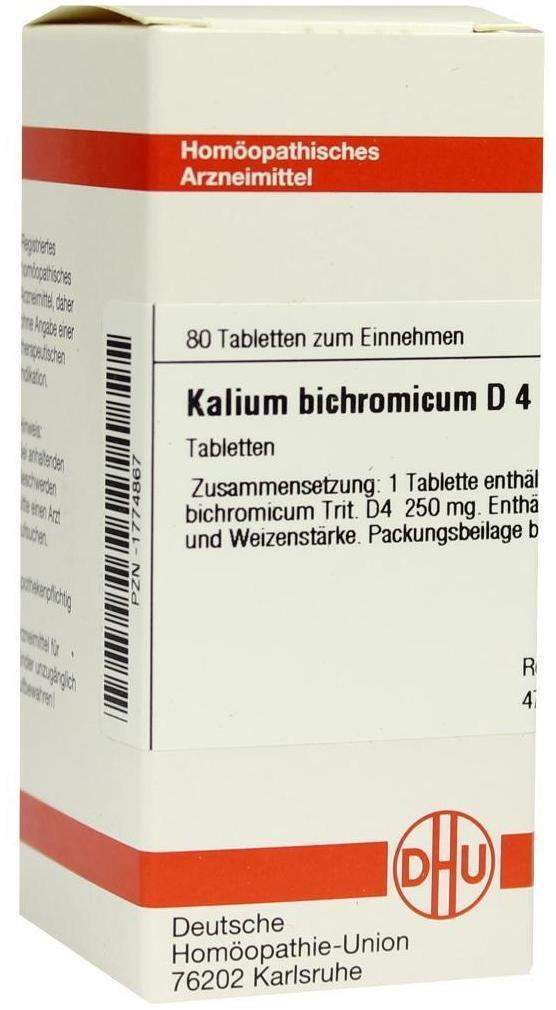Dhu Kalium Bichromicum D4 80 Tabletten