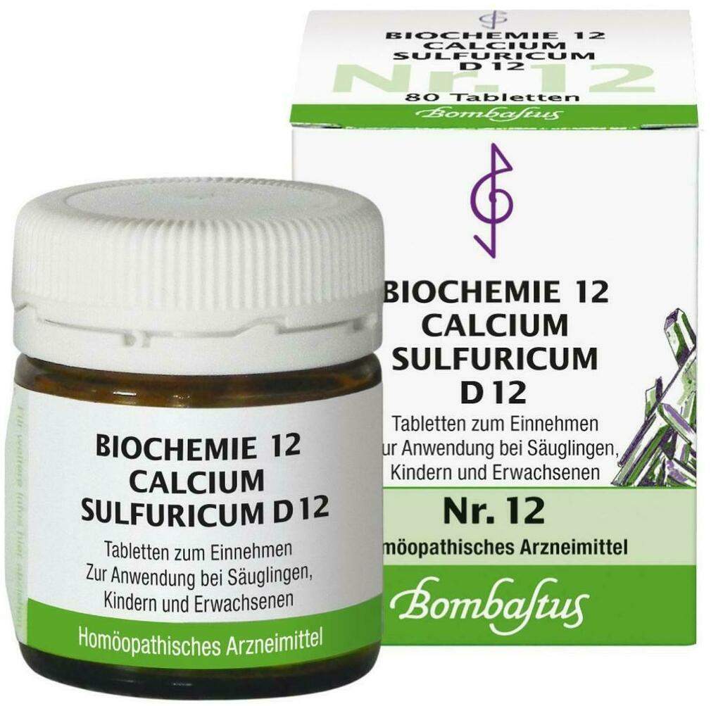 Biochemie Bombastus 12 Calcium Sulfuricum D 12 80 Tabletten