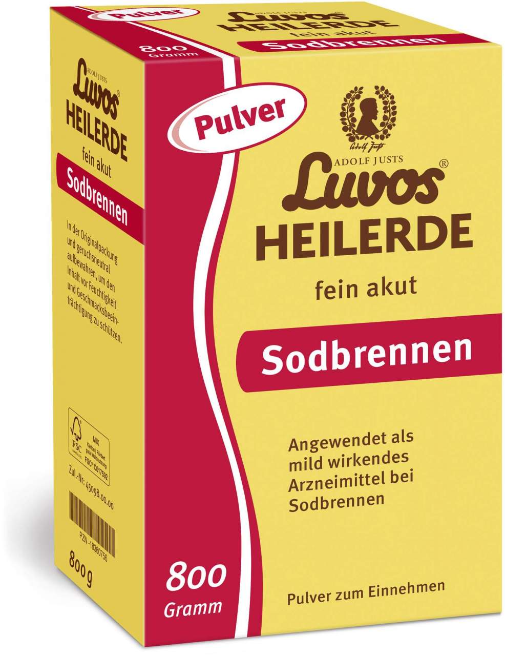 Luvos Heilerde Fein Akut 800 G Pulver