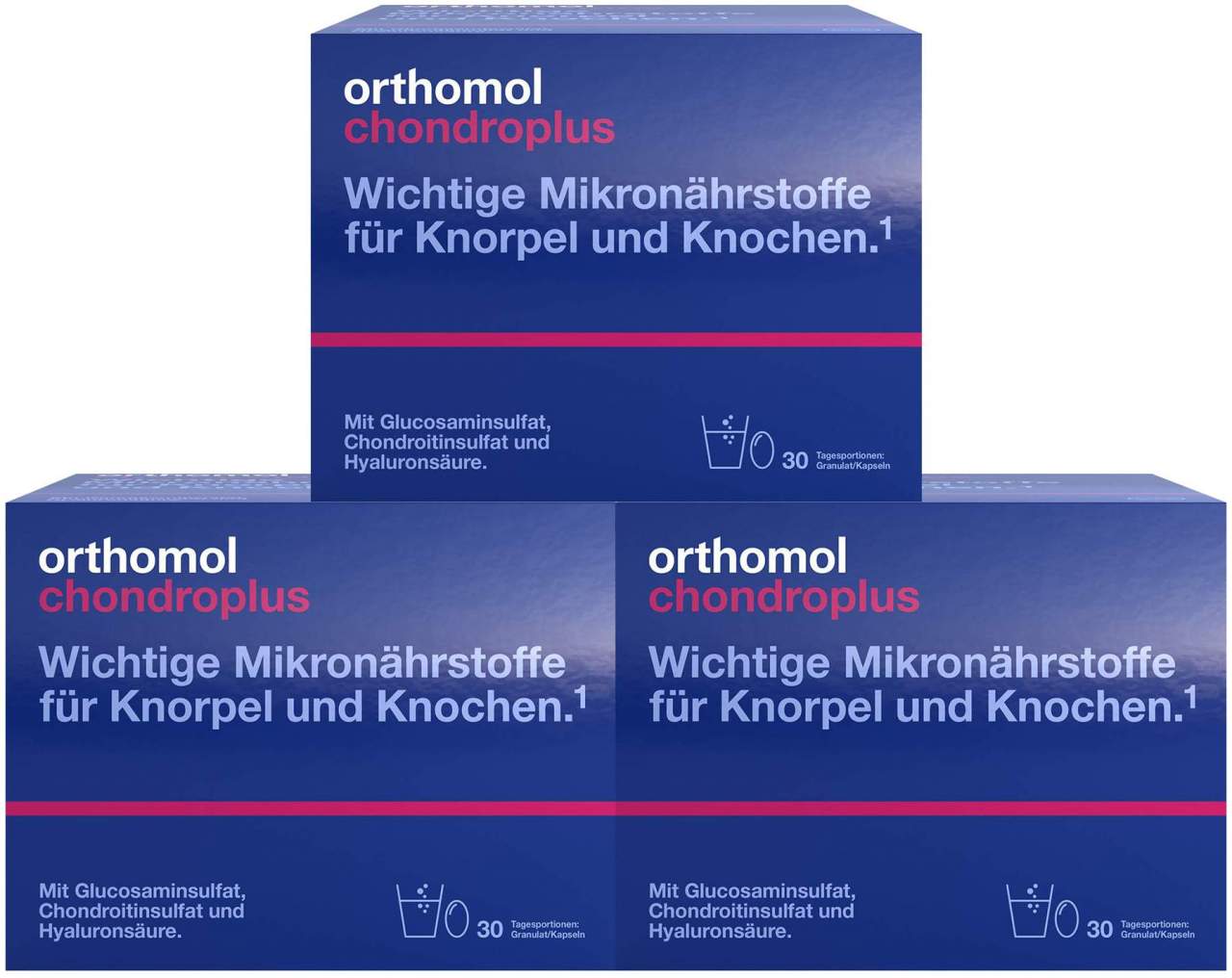 Orthomol Chondroplus Granulat und Kapseln 3 x 30 Stück