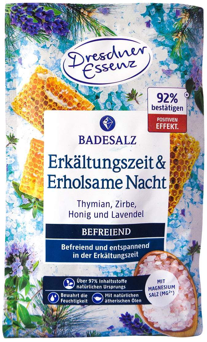 De Badesalz Erkältungszeit & Erholsame Nacht - Badezusatz