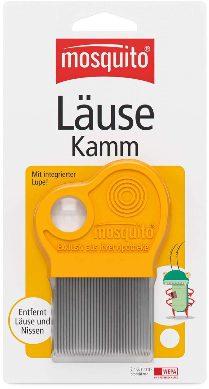 Mosquito Nissenkamm Metall Mit Lupe