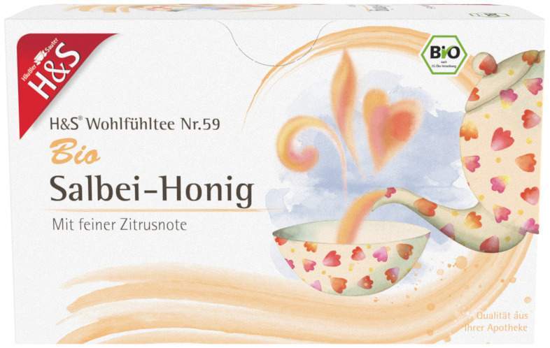 H&S Bio Salbei Honig 20 Filterbeutel