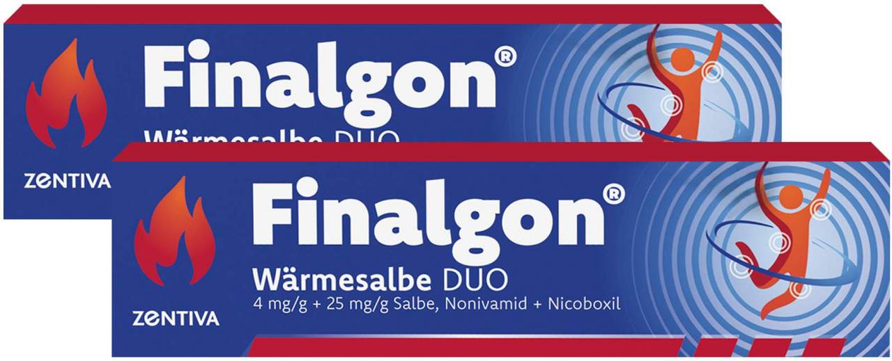 Finalgon Wärmesalbe Duo 4 mg je g + 25 mg je g 2 x 20 g Salbe
