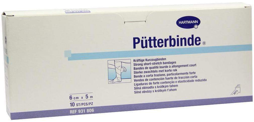 Pütter Binde 6 cm X 5 M 10 Binden