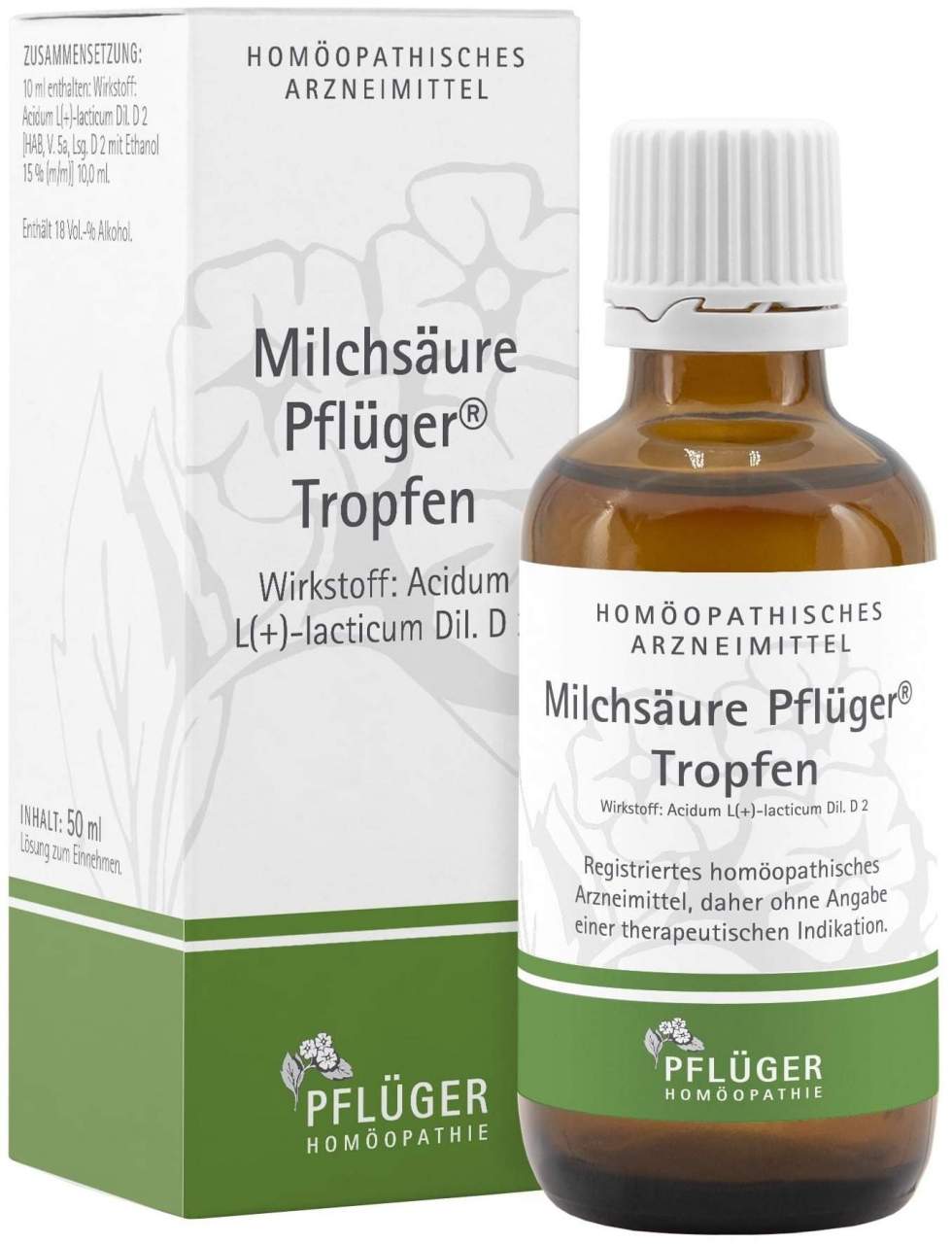 Milchsäure Pflüger 50 ml Tropfen