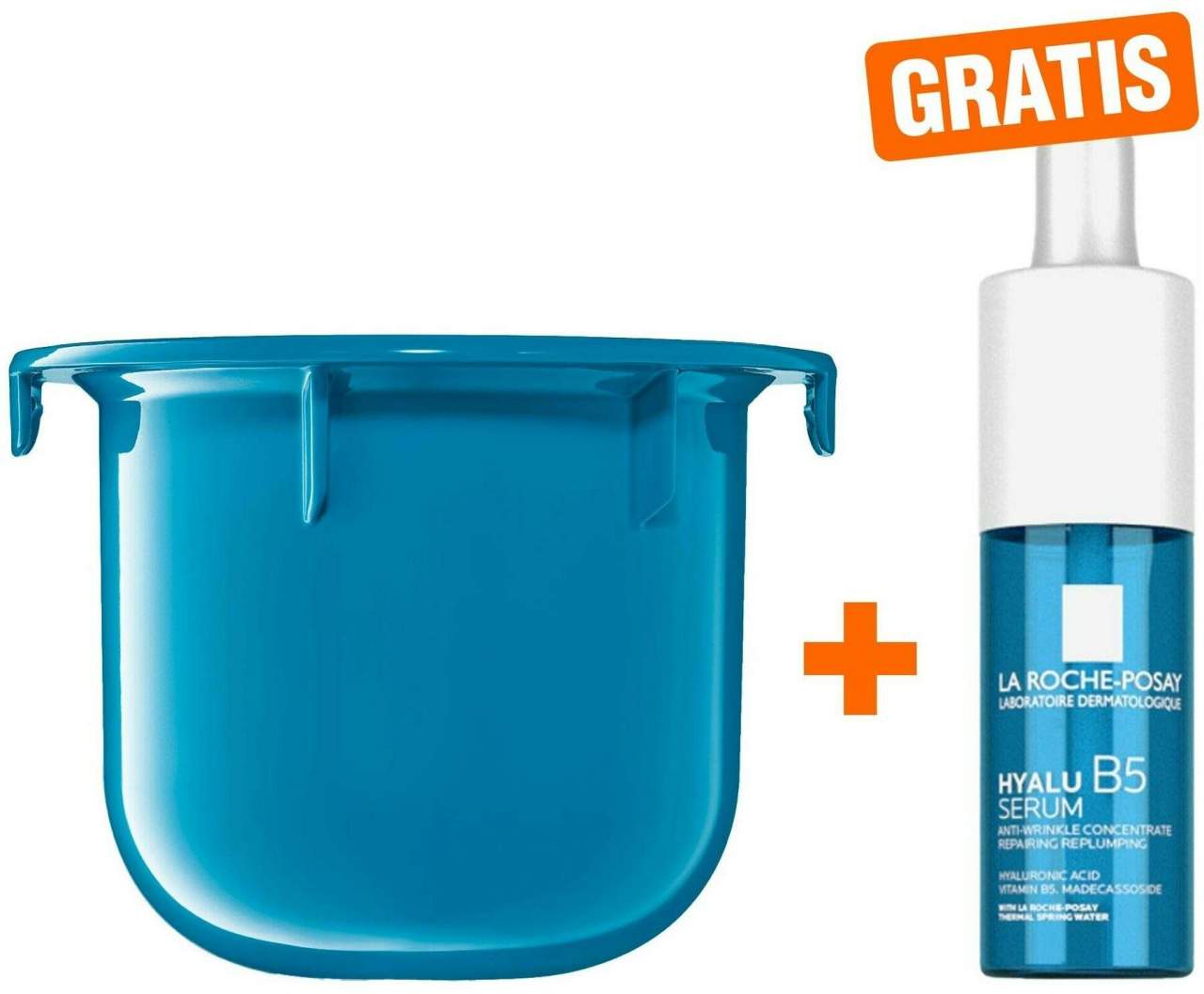 La Roche Posay Hyalu B5 Suractivated Cream LSF30 Refill 50 ml + gratis La Roche Posay Hyalu B5 Serum 10 ml - Anti Aging Pflege