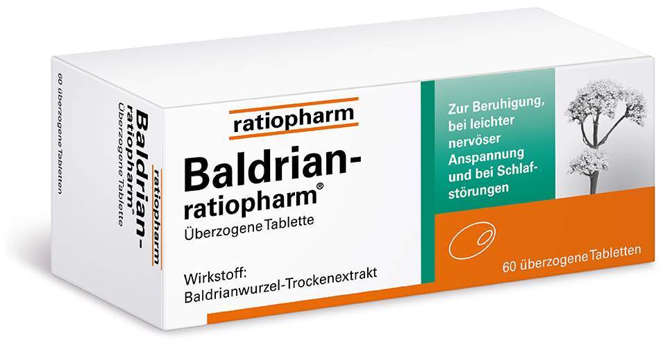 Baldrian-ratiopharm 60 Überzogene Tabletten