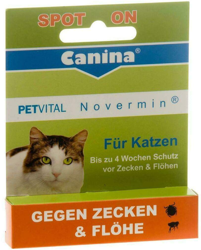 Petvital Novermin Flüssig Für Katzen 2 ml Flüssigkeit