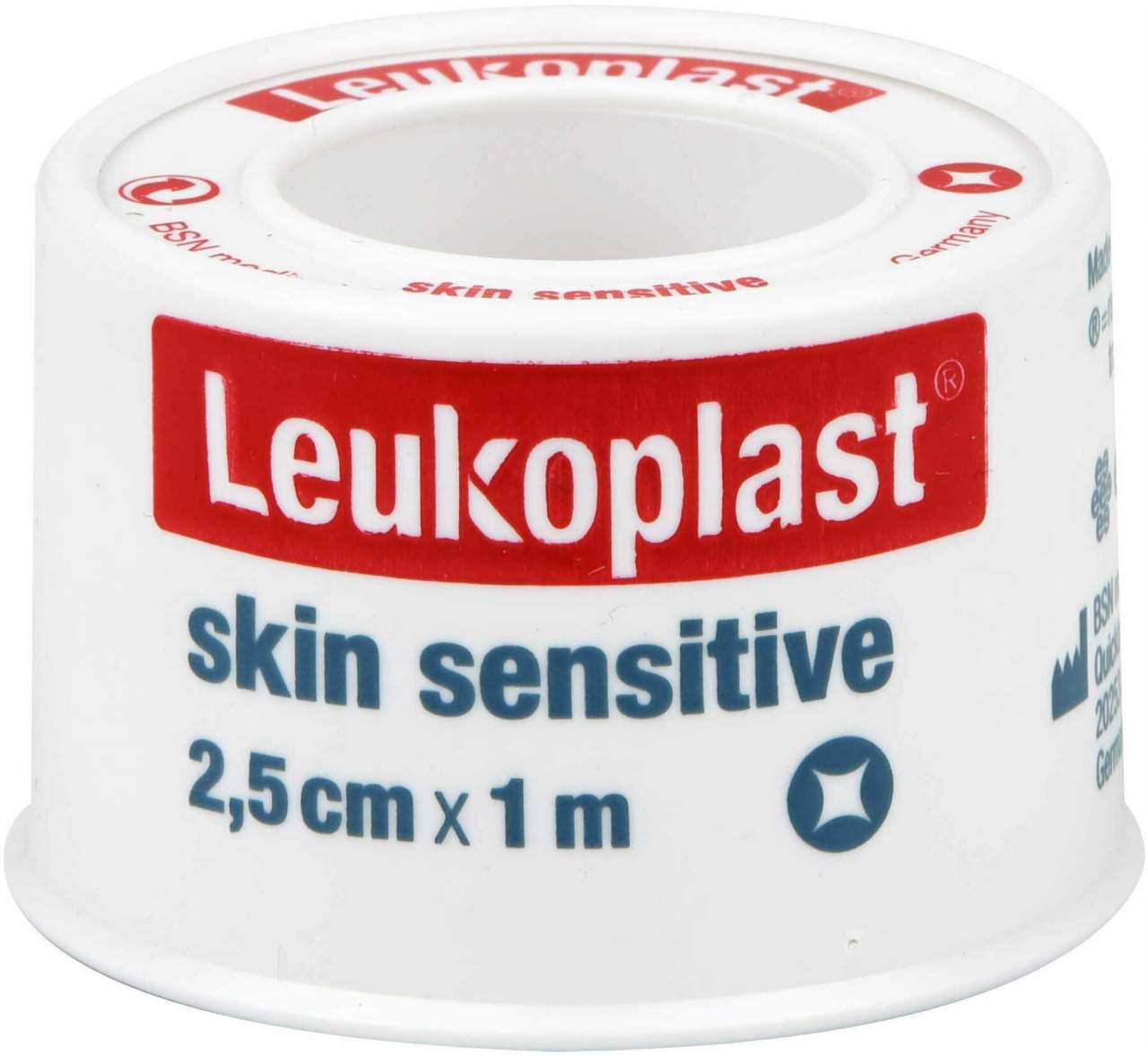 Leukoplast Skin Sensitive 2,5 cm X 1 M M.Schutzring 1 Stück