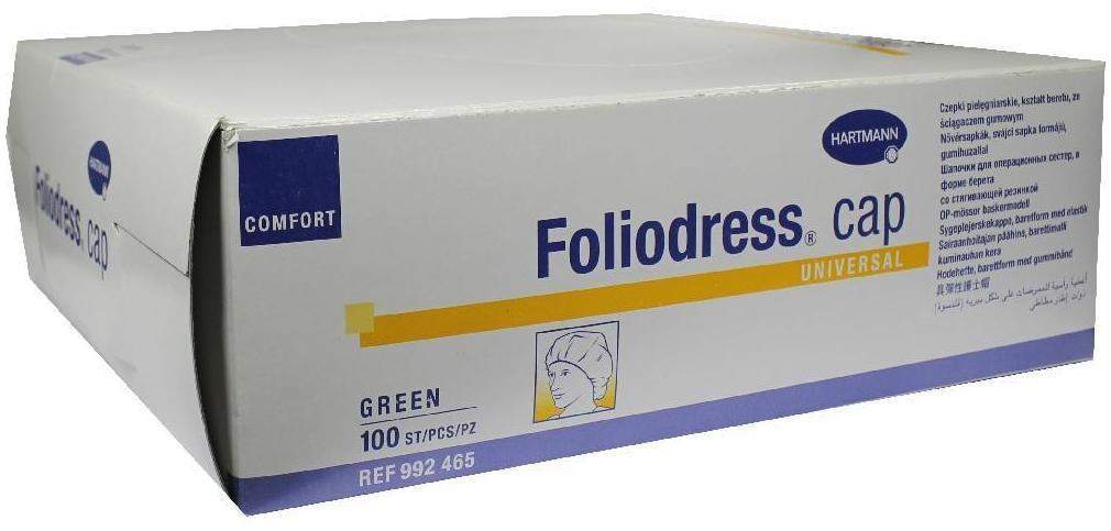 Foliodress Cap Comfort Universal Grün Op-Hauben