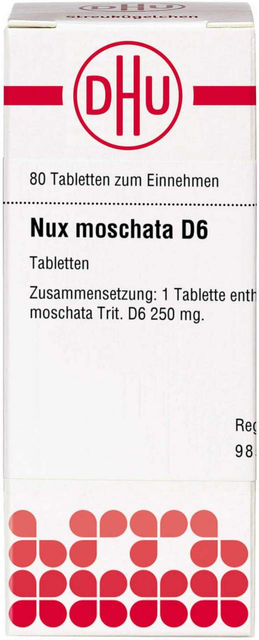 Dhu Nux Moschata D6 80 Tabletten