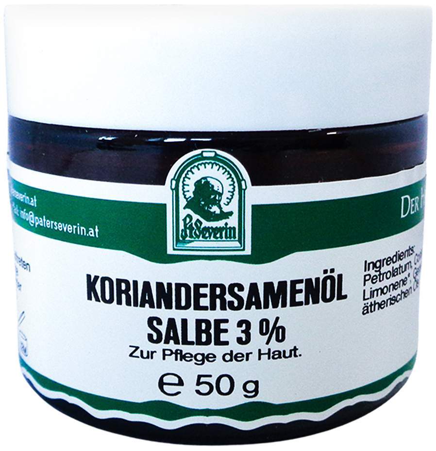 Koriandersamenöl Salbe 3% - Zur Hautpflege