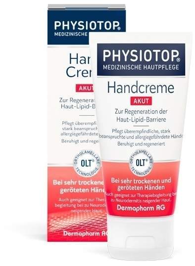 Physiotop Akut 50 ml Handcreme - Bei trockenen geröteten und rissigen Händen