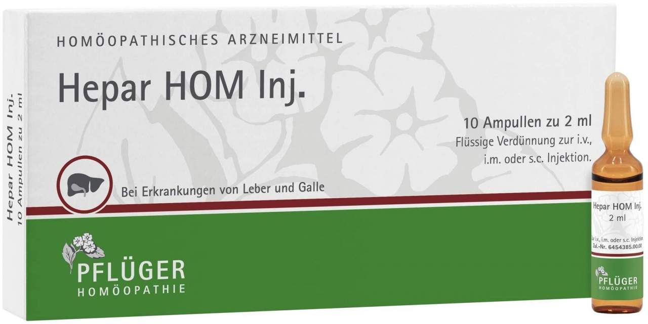 Hepar Hom Inj. 10x2 ml Ampullen