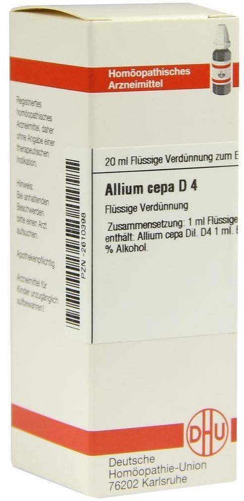 Dhu Allium Cepa D4 20 ml Dilution