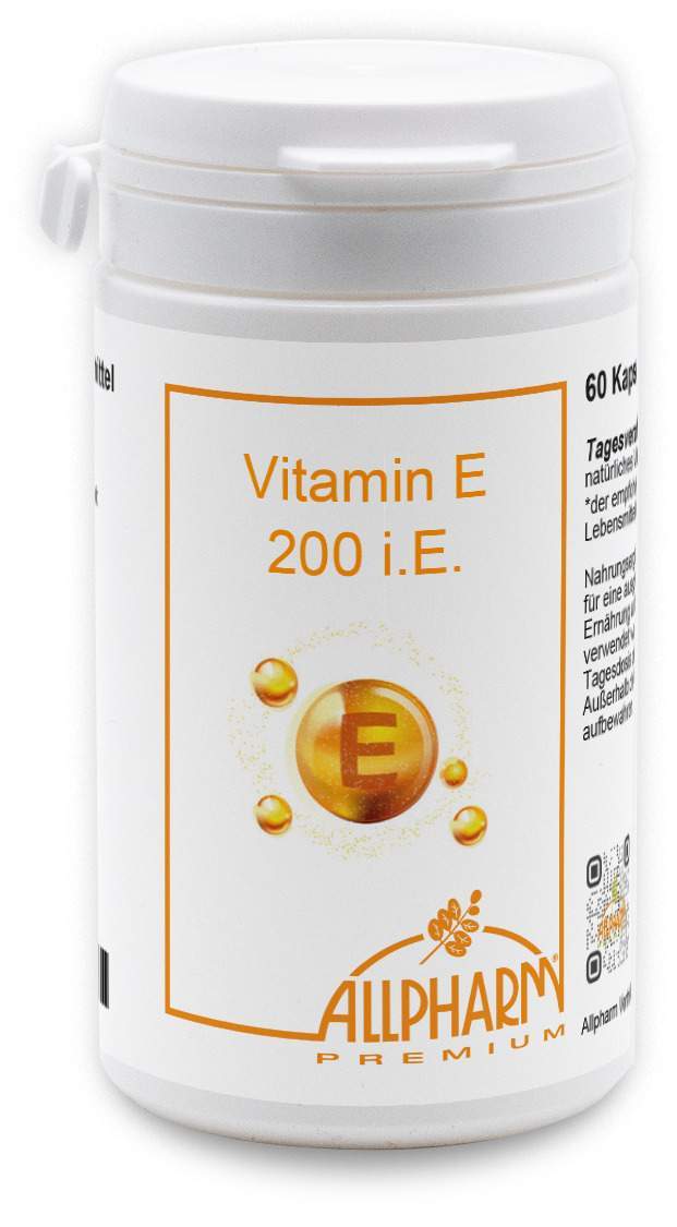 Vitamin E Allpharm Premium 200 I.E 60 Kapseln