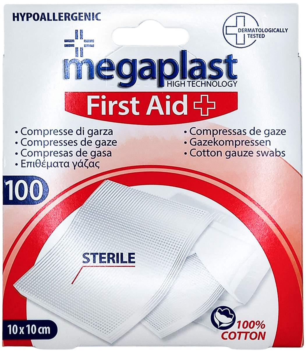 Gazekompressen 10x10 cm Steril