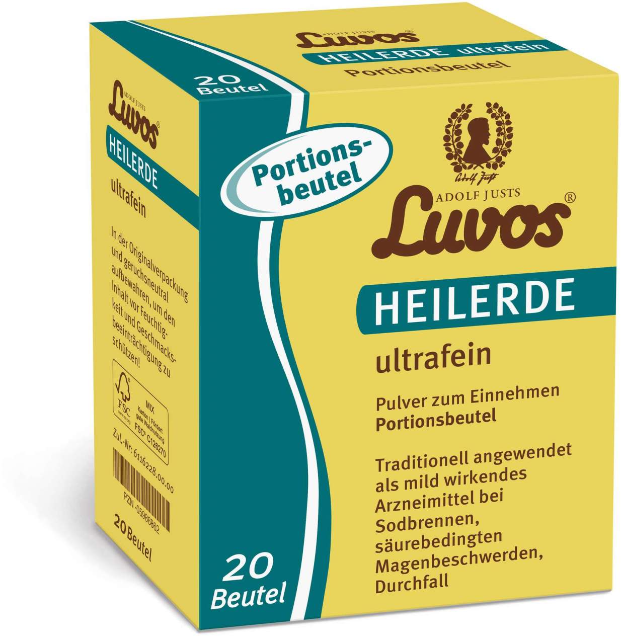 Luvos Heilerde Ultrafein Portionsbeutel 20 X 6,5 G Pulver