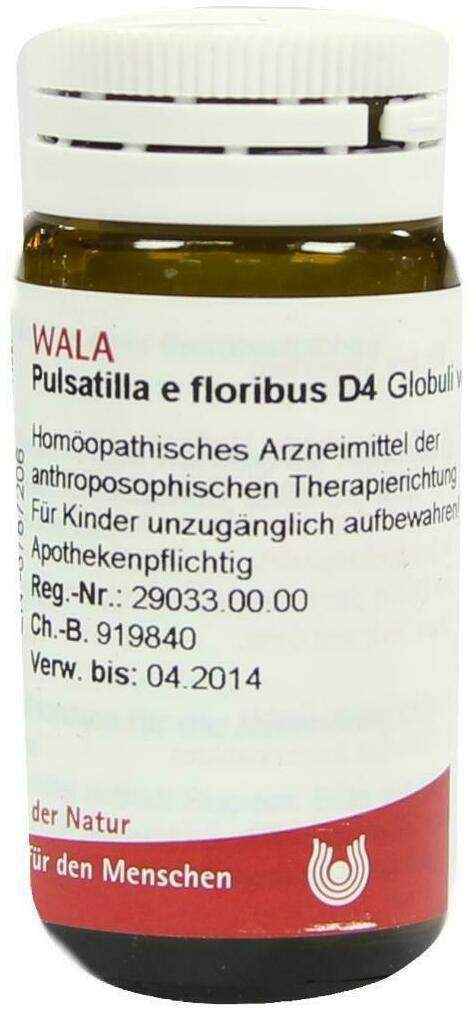 Wala Pulsatilla E Floribus D4 20 G Globuli