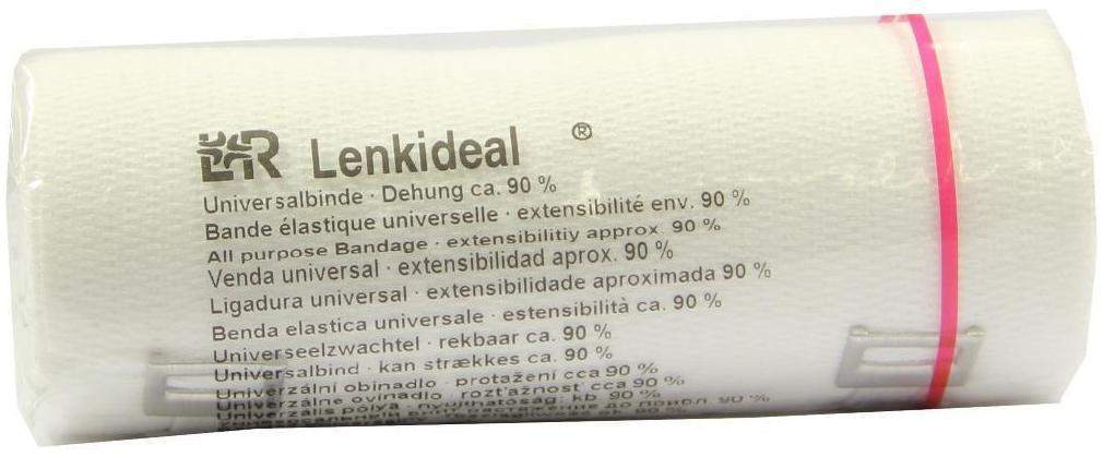Lenkideal Idealbinde 12cmx5m Weiß Mit Verbandkl. Einzeln