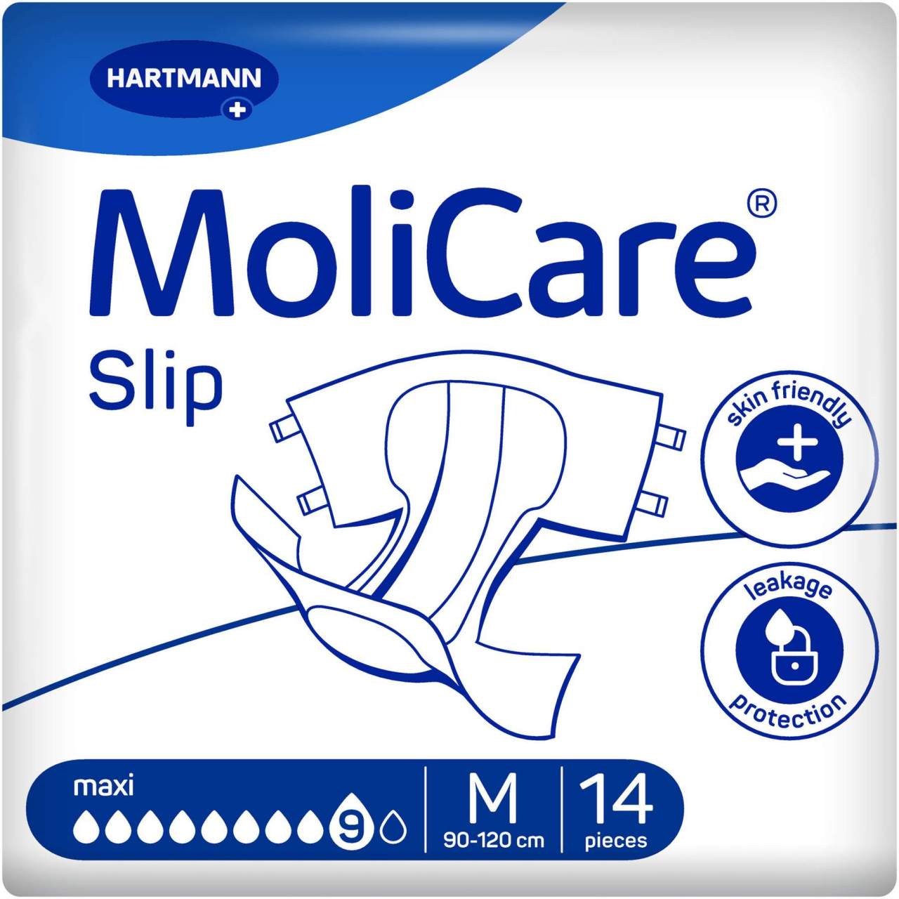 Molicare Slip Maxi 9 Tropfen Gr.M 14 Stück