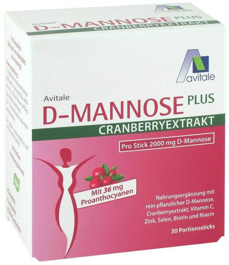 D-Mannose Plus Cranberryextrakt 2000 mg 30 x 2,71 g