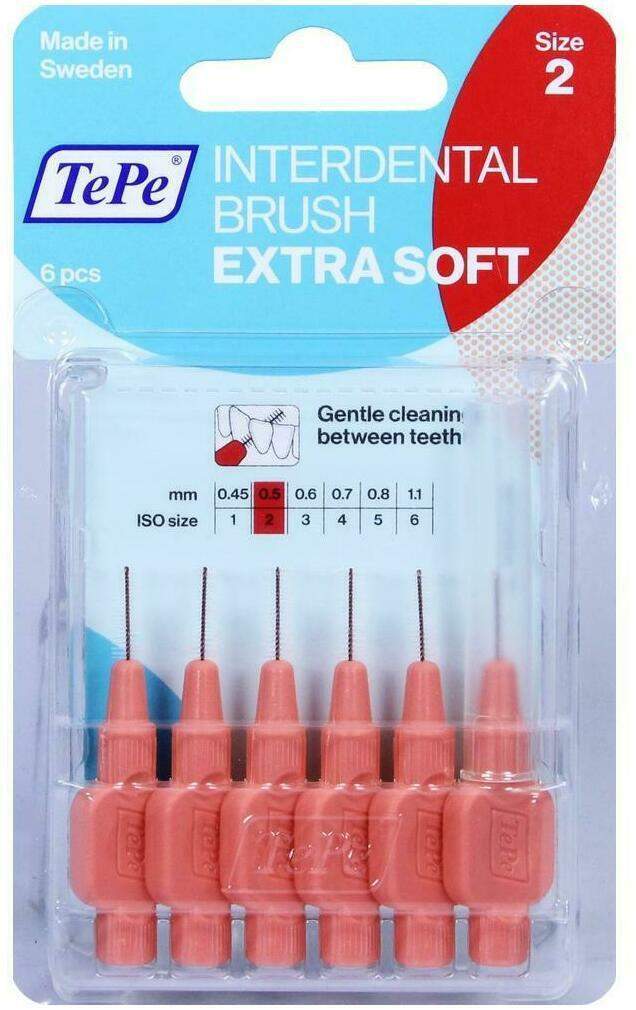 Tepe 6 Interdentalbürsten X - Weich 0,5 mm