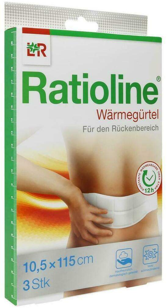 Ratioline Wärmegürtel Rückenbereich 3 Pflaster