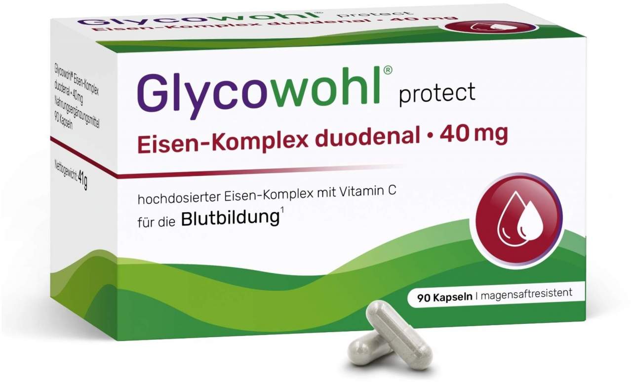 Glycowohl Eisen- Komplex Duodenal 40 mg + Vitamin C Hochdosiert...